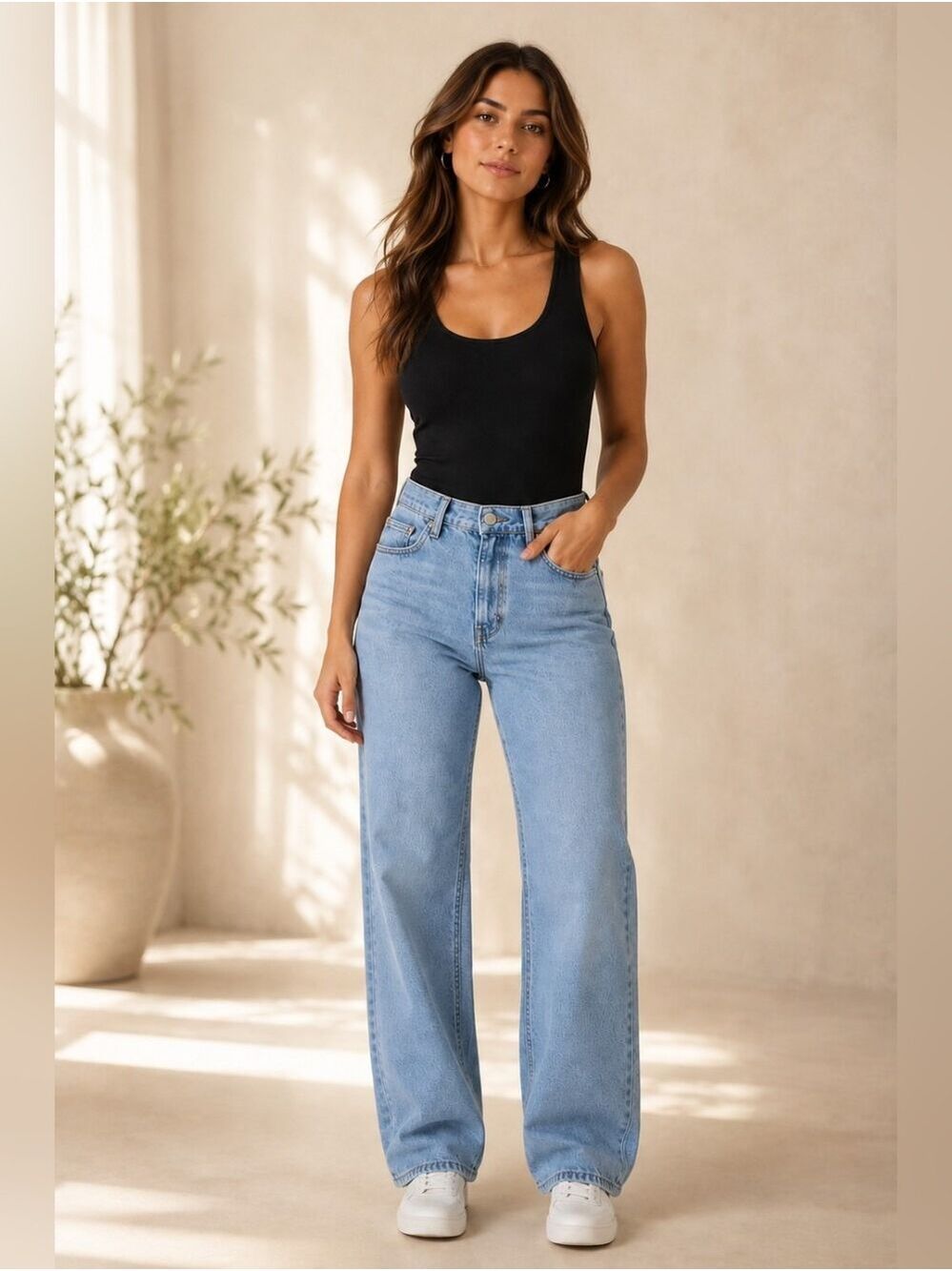 Abercrombie & Fitch 90s Relaxed Jean High Rise Light Wash Jeans Size 29 - Picture 10 of 11